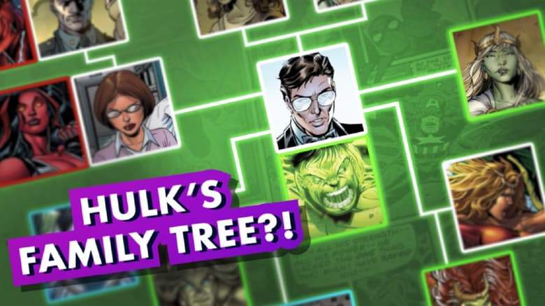 Hulk family tree card image