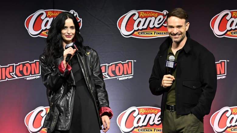 'Daredevil: Born Again' stars Krysten Ritter and Charlie Cox