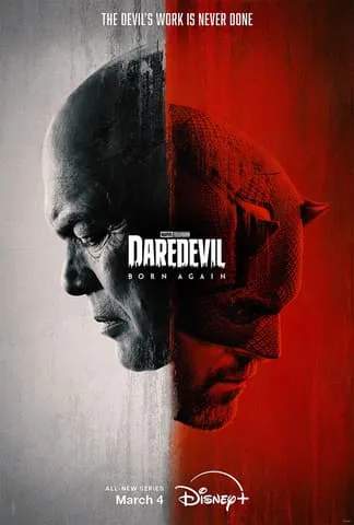 Marvel Television's Daredevil: Born Again Disney+ Disney Plus TV Show Season 1 Poster