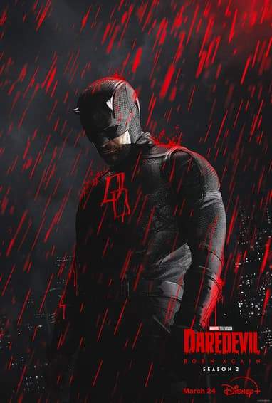 Marvel Television's Daredevil: Born Again Disney+ Disney Plus TV Show Season 2 Poster