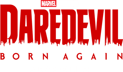 Marvel Television's Daredevil: Born Again Disney+ Disney Plus TV Show Season 2 Logo