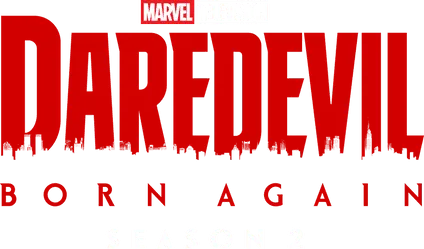Marvel Television's Daredevil: Born Again Disney+ Disney Plus TV Show Season 2 Logo
