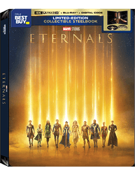 Marvel Studios' Eternals Movie Buy Now Purchase Product Best Buy Exclusive 4K UHD Steelbook