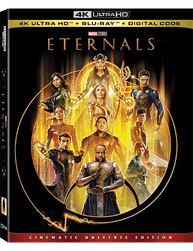 Marvel Studios' Eternals Movie Buy Now Purchase Product 4K UHD + Blu-ray + Digital