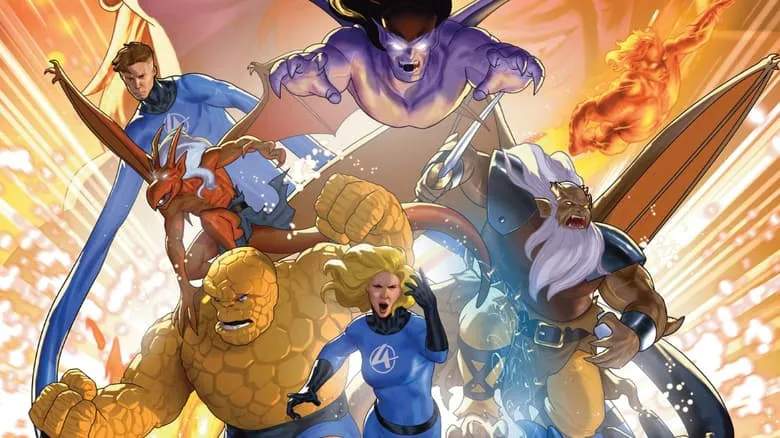 FANTASTIC FOUR/GARGOYLES (2025) #1 cover by Taurin Clarke
