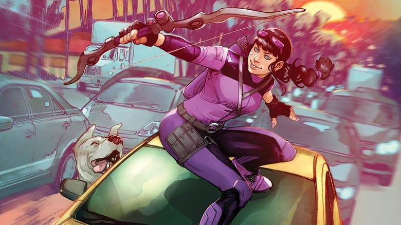 HAWKEYE: KATE BISHOP (2021) #1 cover by Jahnoy Lindsay