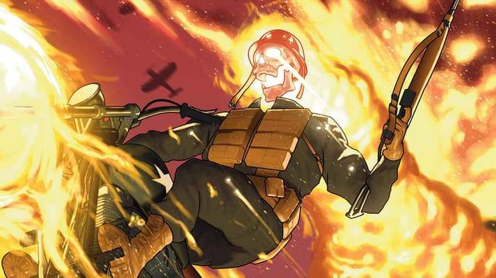 Ghost Rider ’44, Wolverine and More WWII Era Marvel Heroes Tear Up the Battlefield in 'Hellhunters'