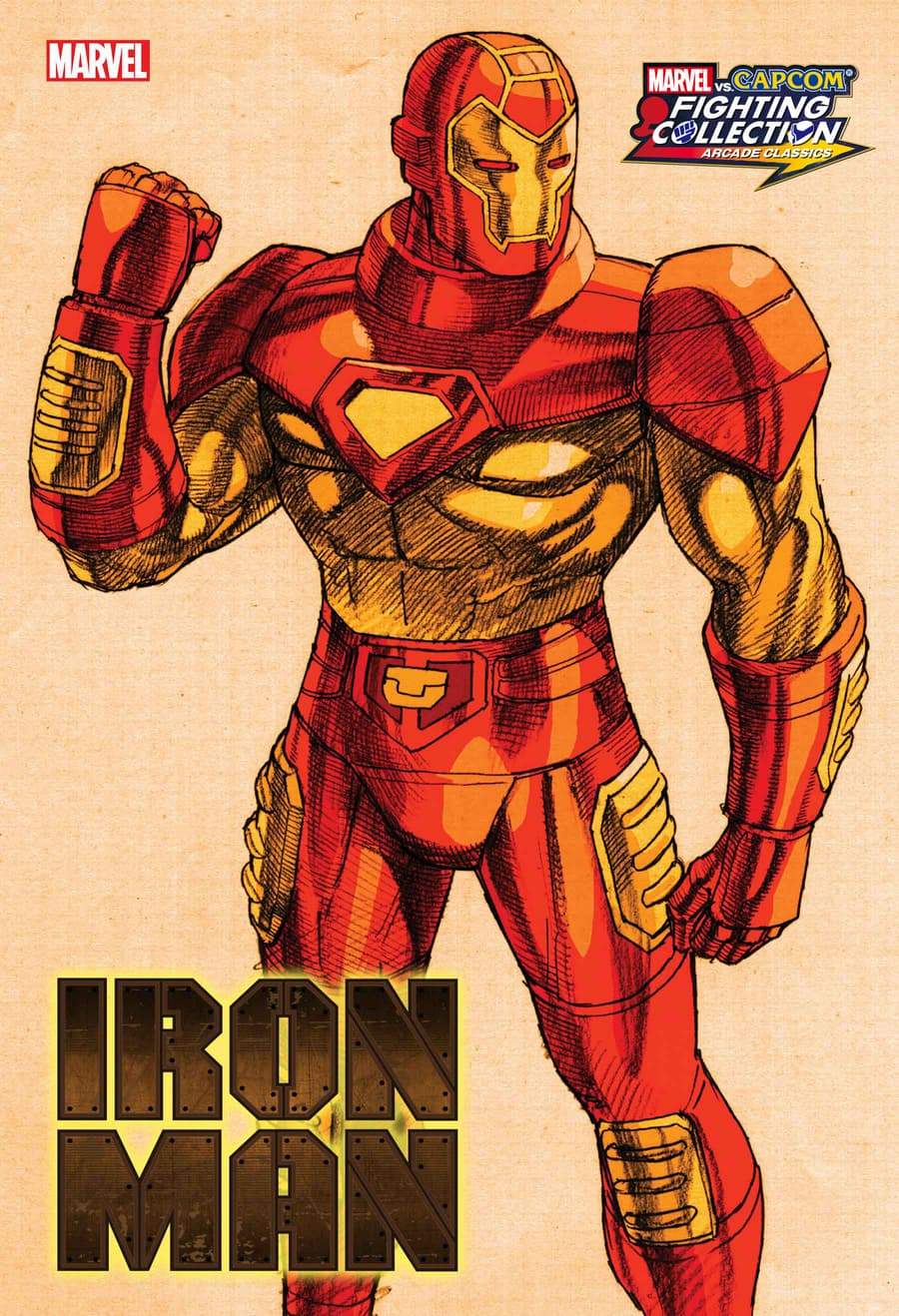IRON MAN #3 MARVEL vs. CAPCOM Variant Cover by BENGUS