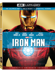 Iron Man 1 Movie Buy Now Purchase 4K UHD Cinematic Universe Edition