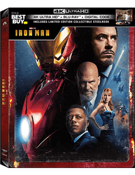 Iron Man 1 Movie Buy Now Purchase Best Buy Exclusive 4K UHD SteelBook