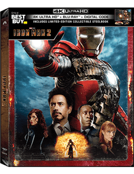 Iron Man 2 Movie Buy Now Purchase Best Buy Exclusive 4K UHD SteelBook