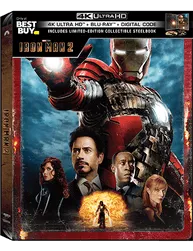 Iron Man 2 Movie Buy Now Purchase Best Buy Exclusive 4K UHD SteelBook