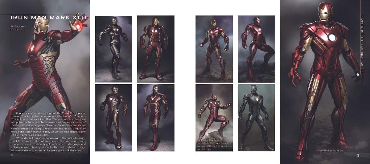 Marvel Studios' The Infinity Saga - Iron Man 3: The Art of the Movie | Concept art by Phil Saunders, Adi Granov, Rodney Fuentebella and Andy Park