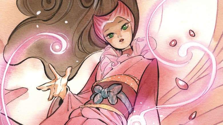 Peach Momoko's Kimono Variant Covers Debut Stunning New Designs for Marvel Heroes