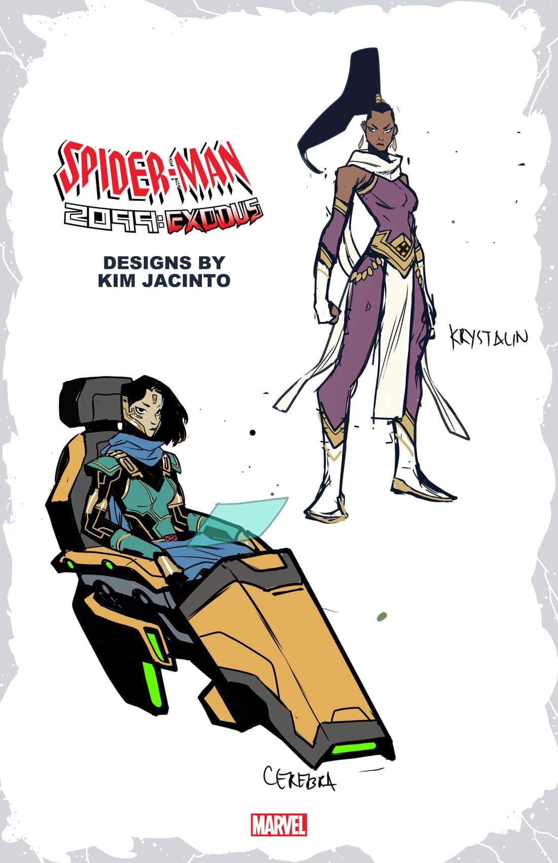 Krystalin and Cerebra 2099 design by KIM JACINTO