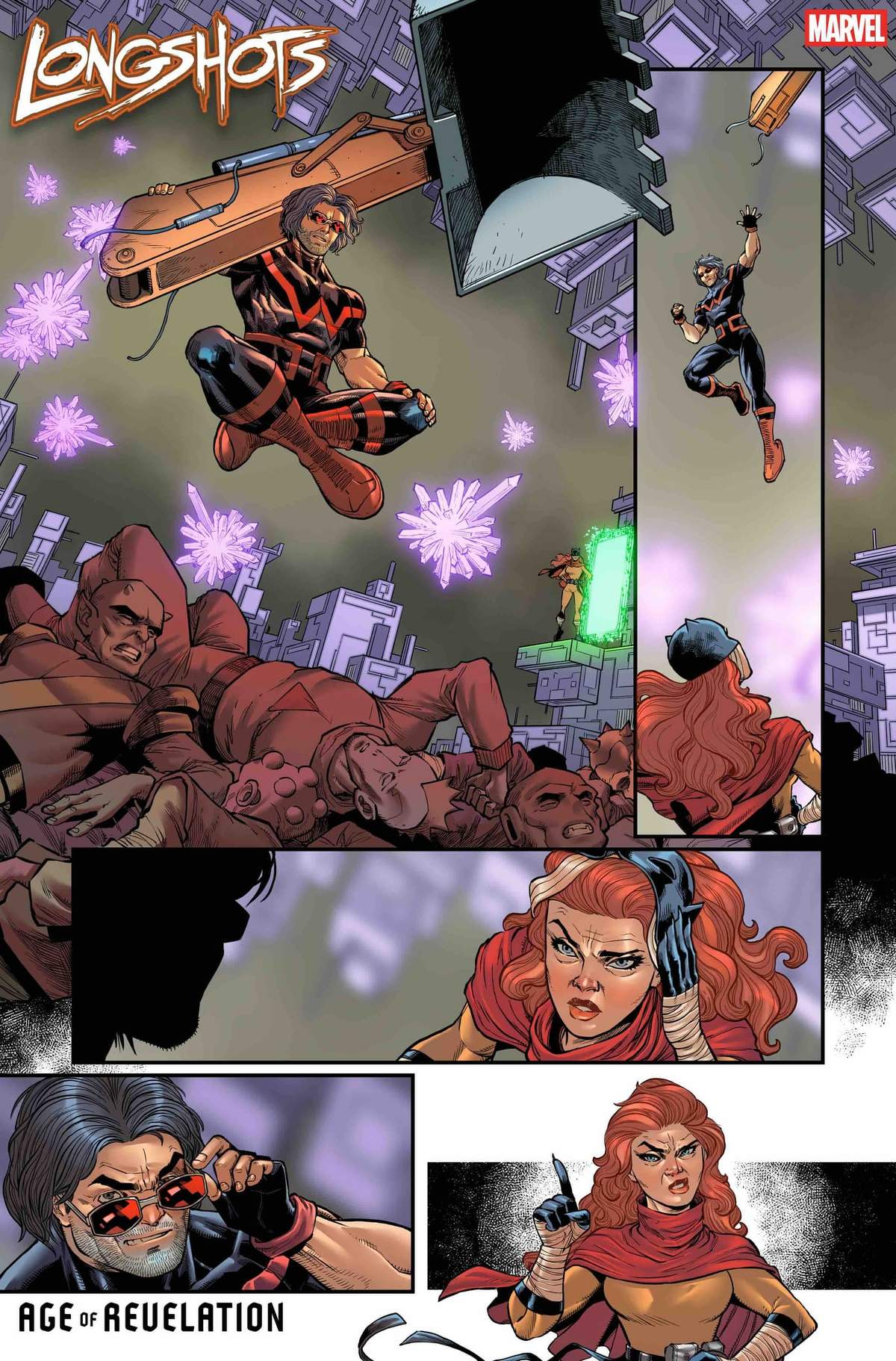  LONGSHOTS #1 Art by ALAN ROBINSON