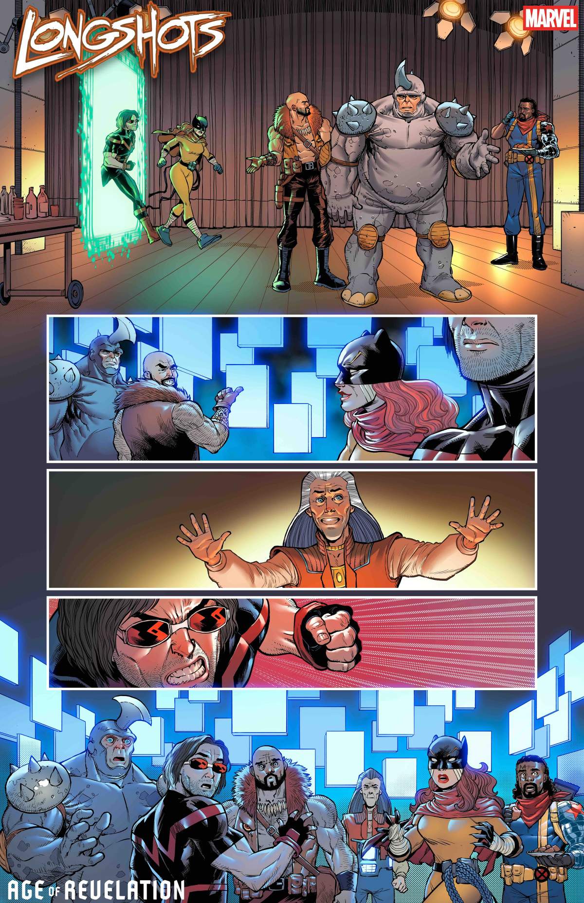  LONGSHOTS #1 Art by ALAN ROBINSON