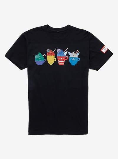 Marvel Eat The Universe Holiday Tee