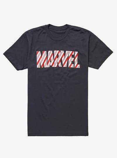 Marvel Eat The Universe Candy Cane Tee