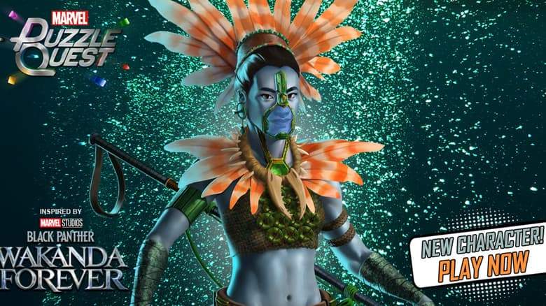 Namora (Origin) joins MARVEL Puzzle Quest