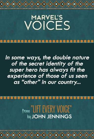 Marvel's Voices Digital Series Podcast Comic Essay "Lift Every Voice" by John Jennings