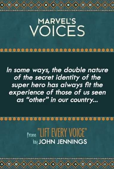 Marvel's Voices Digital Series Podcast Comic Essay "Lift Every Voice" by John Jennings