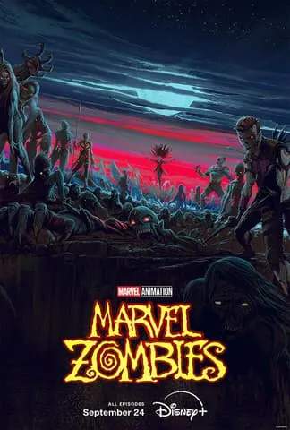 Marvel Animation's Marvel Zombies Disney+ TV Show Season 1 Poster