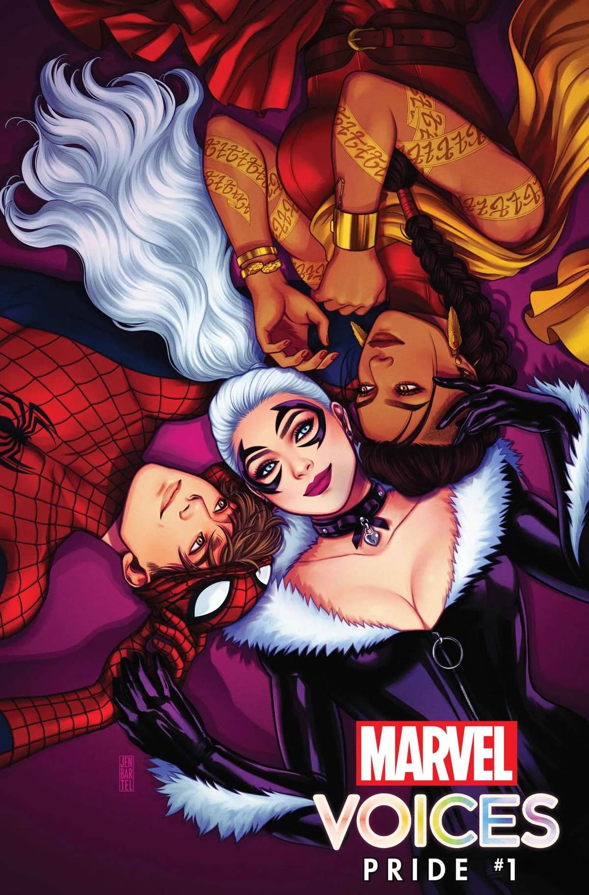 MARVEL'S VOICES: PRIDE #1 cover by Jen Bartel