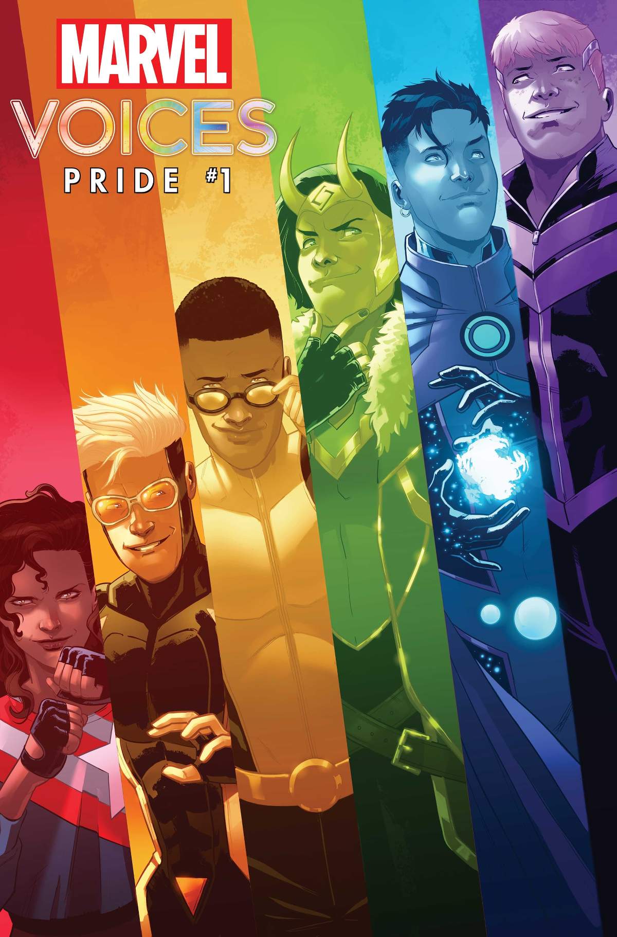MARVEL'S VOICES: PRIDE #1 cover by Stephen Byrne