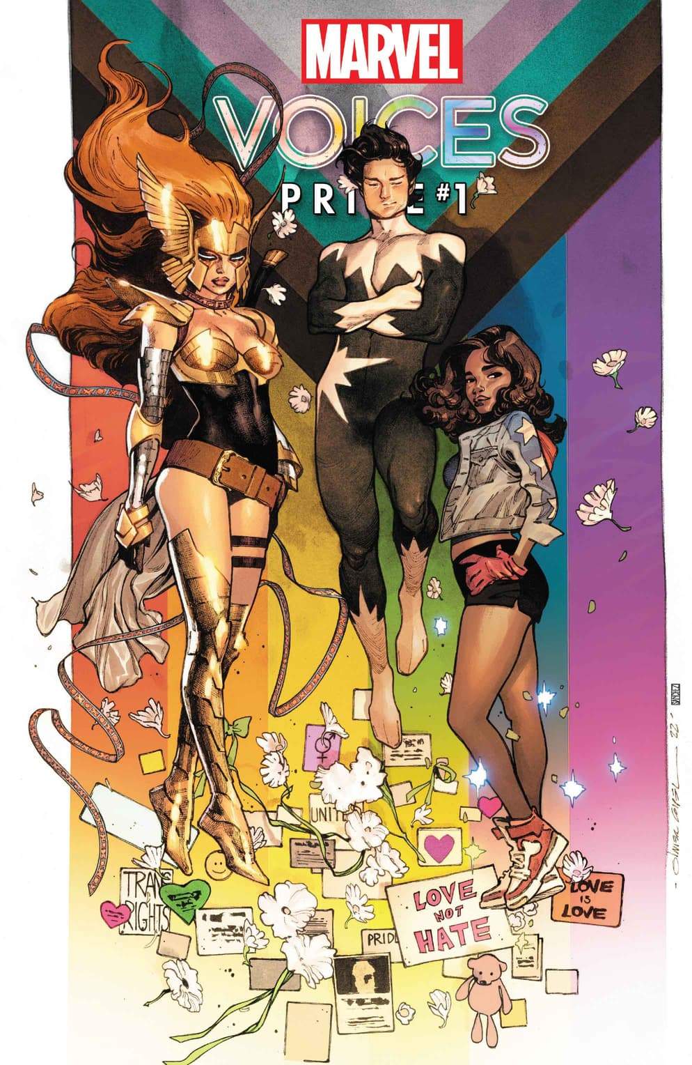 MARVEL'S VOICES: PRIDE #1 cover by Olivier Coipel