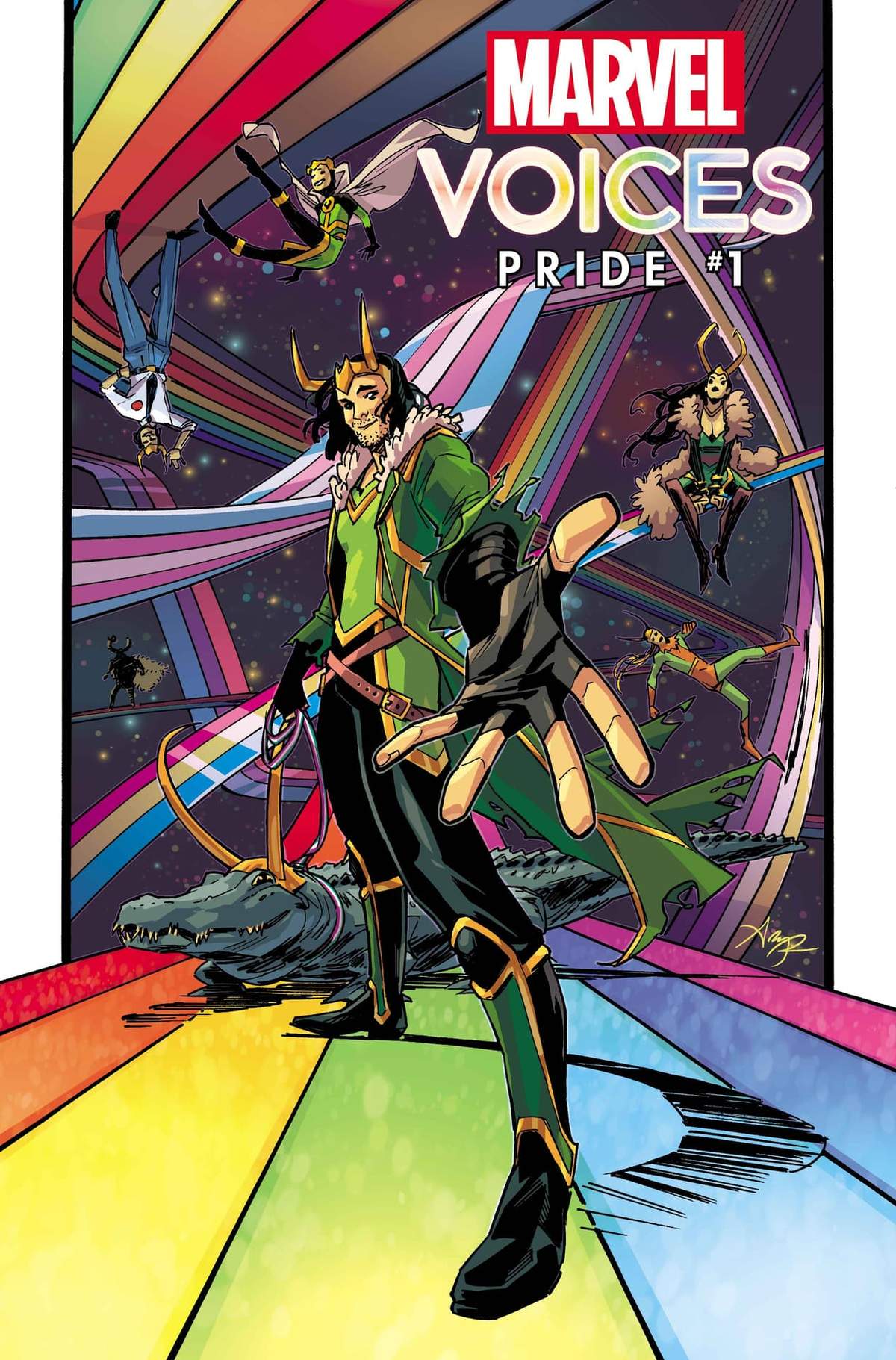 MARVEL'S VOICES: PRIDE #1 cover by Amy Reeder