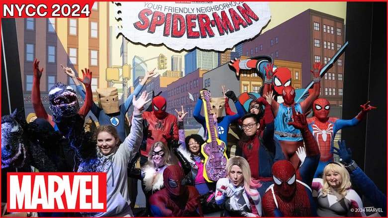 Spider-Verse Cosplayers at NYCC 2024