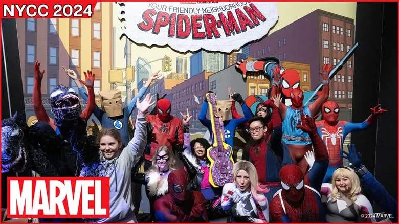 Spider-Verse Cosplayers at NYCC 2024
