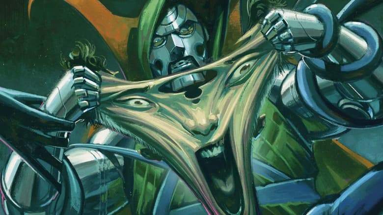 ONE WORLD UNDER DOOM (2025) #6 cover by Ben Harvey