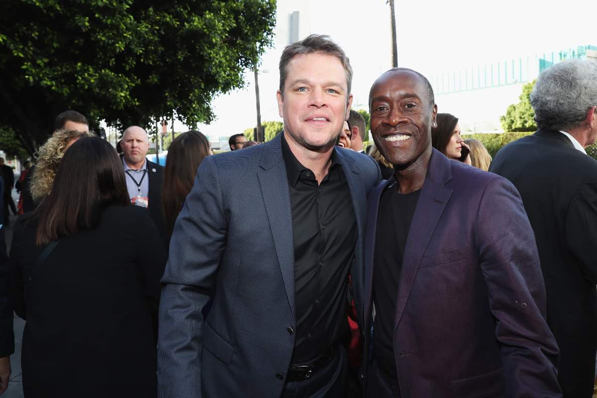 Don Cheadle and Matt Damon at the Avengers: Endgame World Premiere