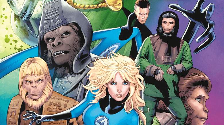 The Marvel Universe and 'Planet of the Apes' Collide for the First Time in 'Planet of the Apes vs. Fantastic Four'