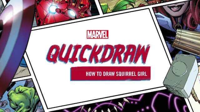 Learn how to draw Squirrel Girl! | Marvel Quickdraw How-To