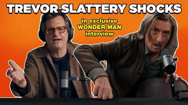Wonder Man's Trevor Slattery Loses it During Ben Mankiewicz Interview