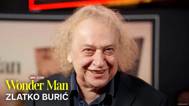 Zlatko Burić on Playing Eccentric 'Wonder Man' Director Von Kovak | Wonder Man Red Carpet