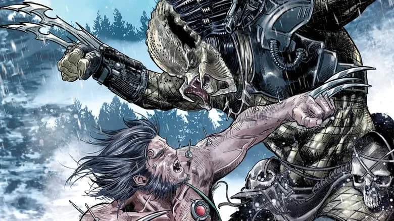 PREDATOR VS. WOLVERINE (2023) #1 cover by Marco Checchetto