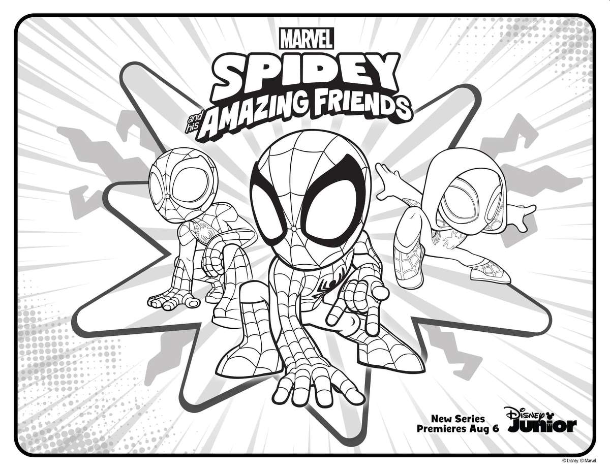 Marvel's Spidey and his Amazing Friends Activity | Coloring 2