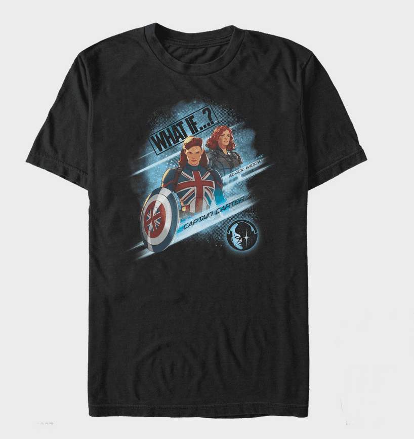 Guardians of the Multiverse Poster T-Shirt / shop it <a href=”https://www.hottopic.com/product/marvel-what-if-guardians-of-the-multiverse-poster-t-shirt/17032905.html">here</a>