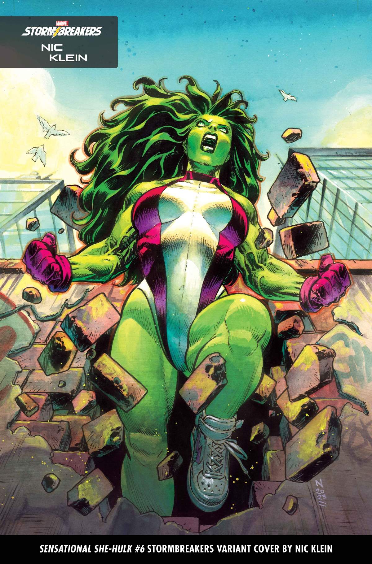 SENSATIONAL SHE-HULK #6 Stormbreakers Variant Cover by Nic Klein