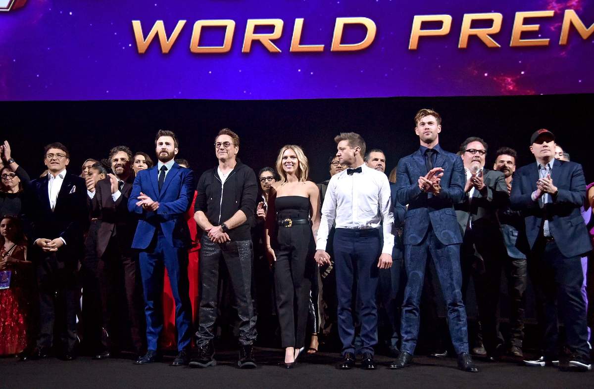 Avengers: Endgame World Premiere Cast & Crew On Stage