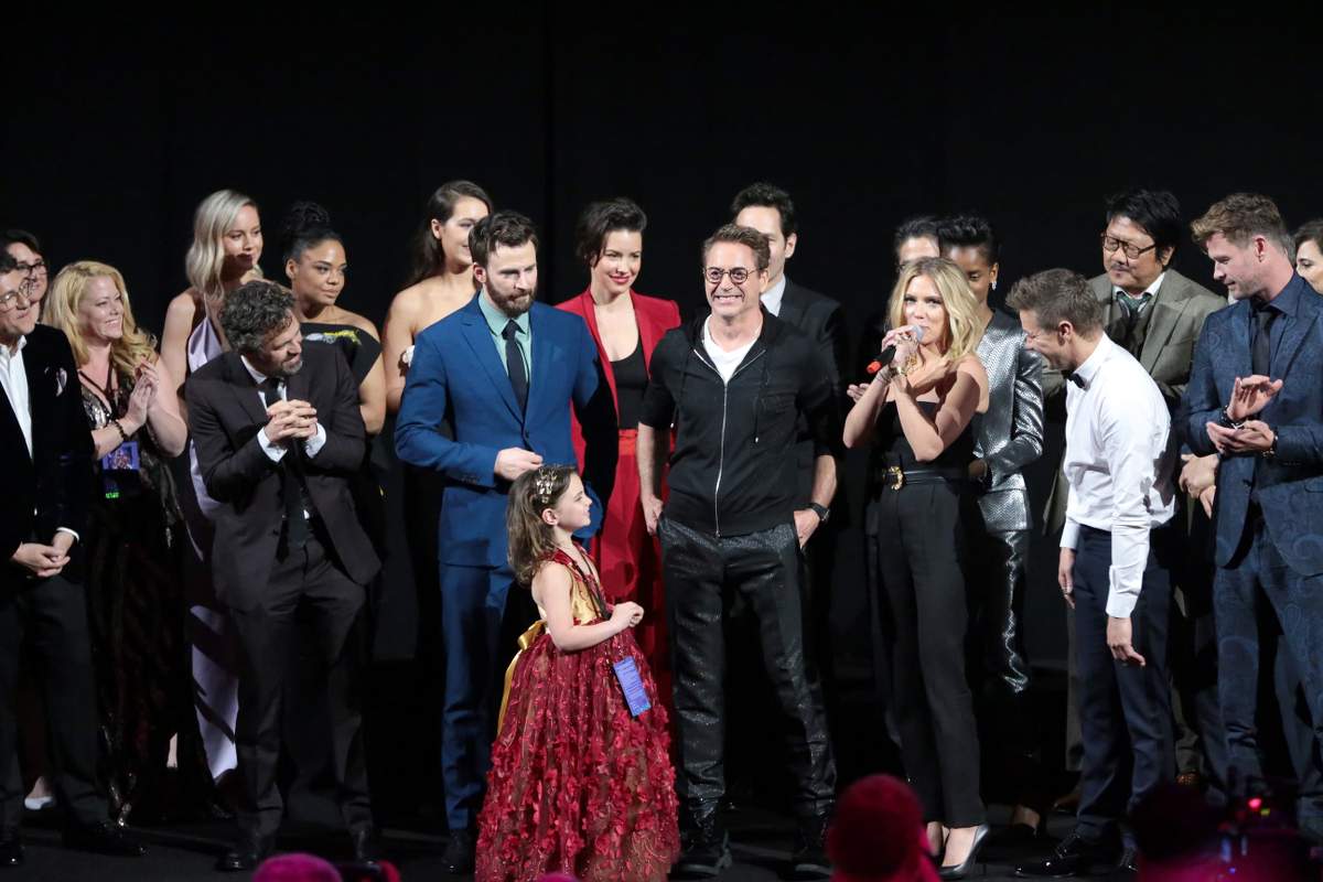 Avengers: Endgame World Premiere Cast & Crew On Stage
