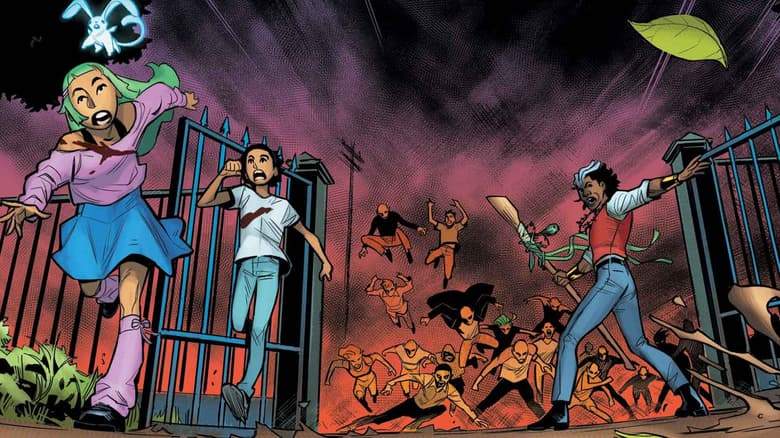 STRANGE ACADEMY: BLOOD HUNT (2024) #1 interior artwork by Luigi Zagaria