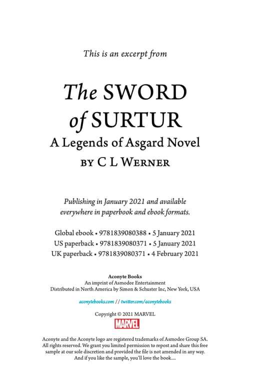 The Sword of Surtur