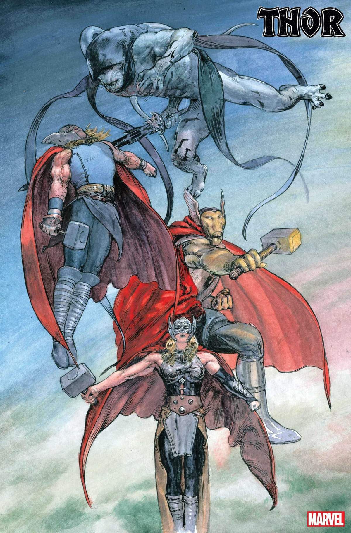 Thor #24 artwork by Das Pastoras