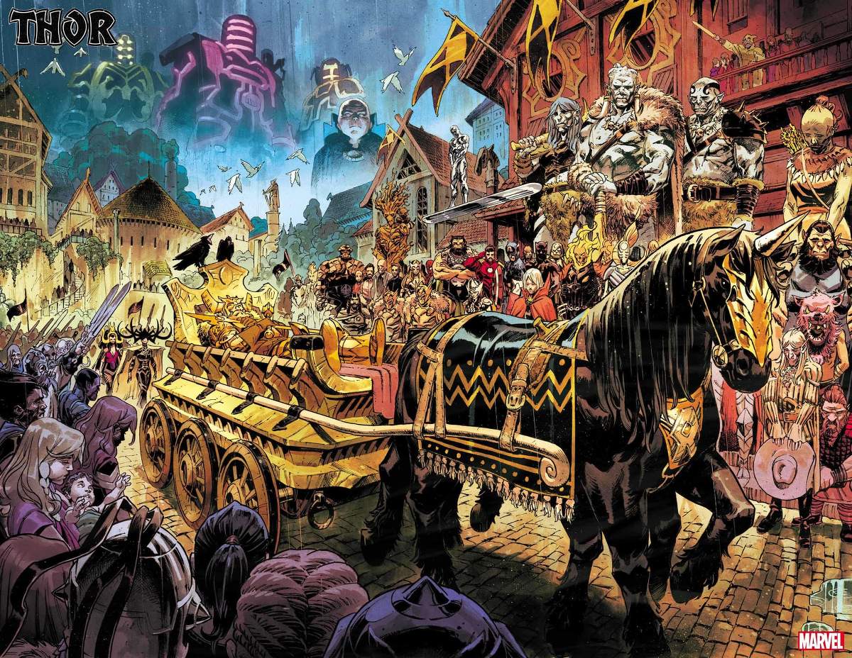 Thor #24 artwork by Nic Klein