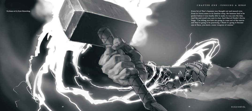 'Marvel Studios' The Infinity Saga - Thor: The Art of the Movie' interior page